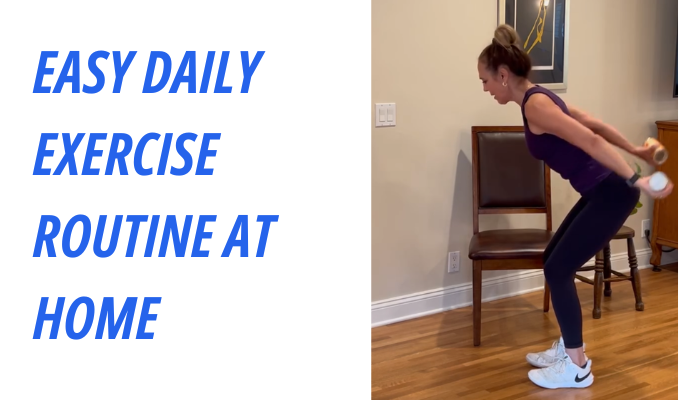Easy Daily Exercise Routine at Home