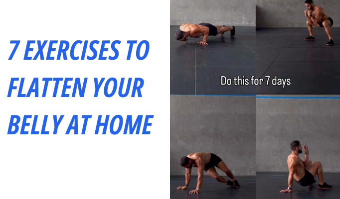 7 Exercises to Flatten Your Belly at Home